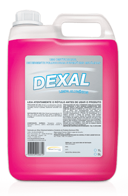Dexal 5L é um detergente desinscrustrante ácido concentrado para limpeza de superfícies de alumínio. Remove manchas, sujeiras e oxidações com rapidez, deixando utensílios brilhando.