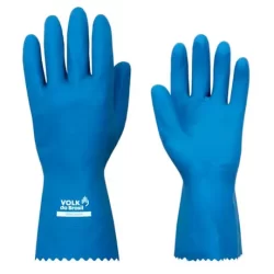 LUVA LATEX SILVER AZUL