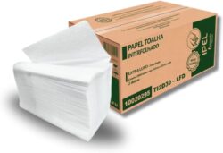 Papel Toalha Interfolhado 22,5x20,5 - 2000fls - Folha Dupla