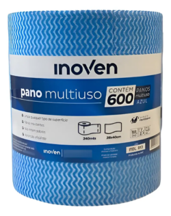 PANO ROLO 28X240M AZUL INOVEN