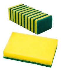 ESPONJA DUPLA FACE 110MM X 75MM X 23MM