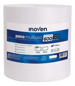 PANO ROLO 28X240M BRANCO INOVEN