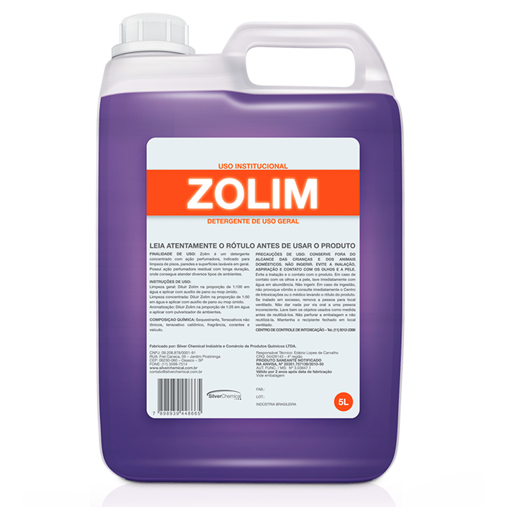 Detergente Uso Geral 5 Litros Zolim
